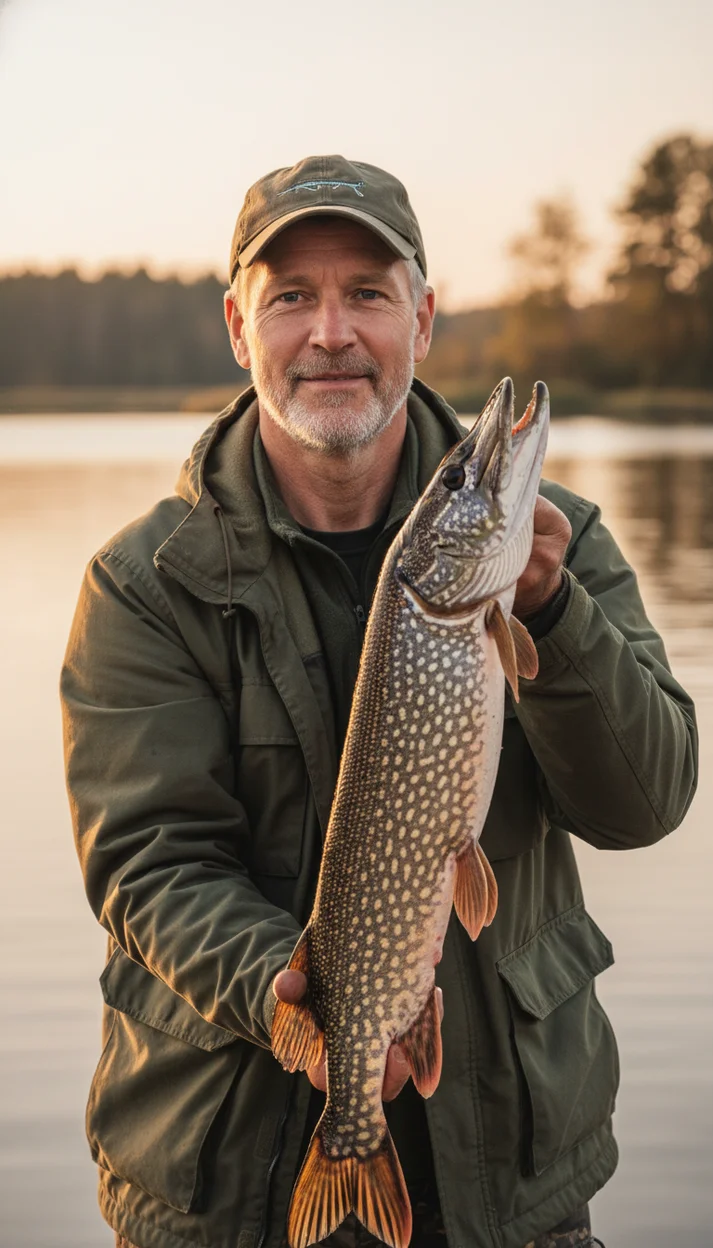 На рыбалке у озера