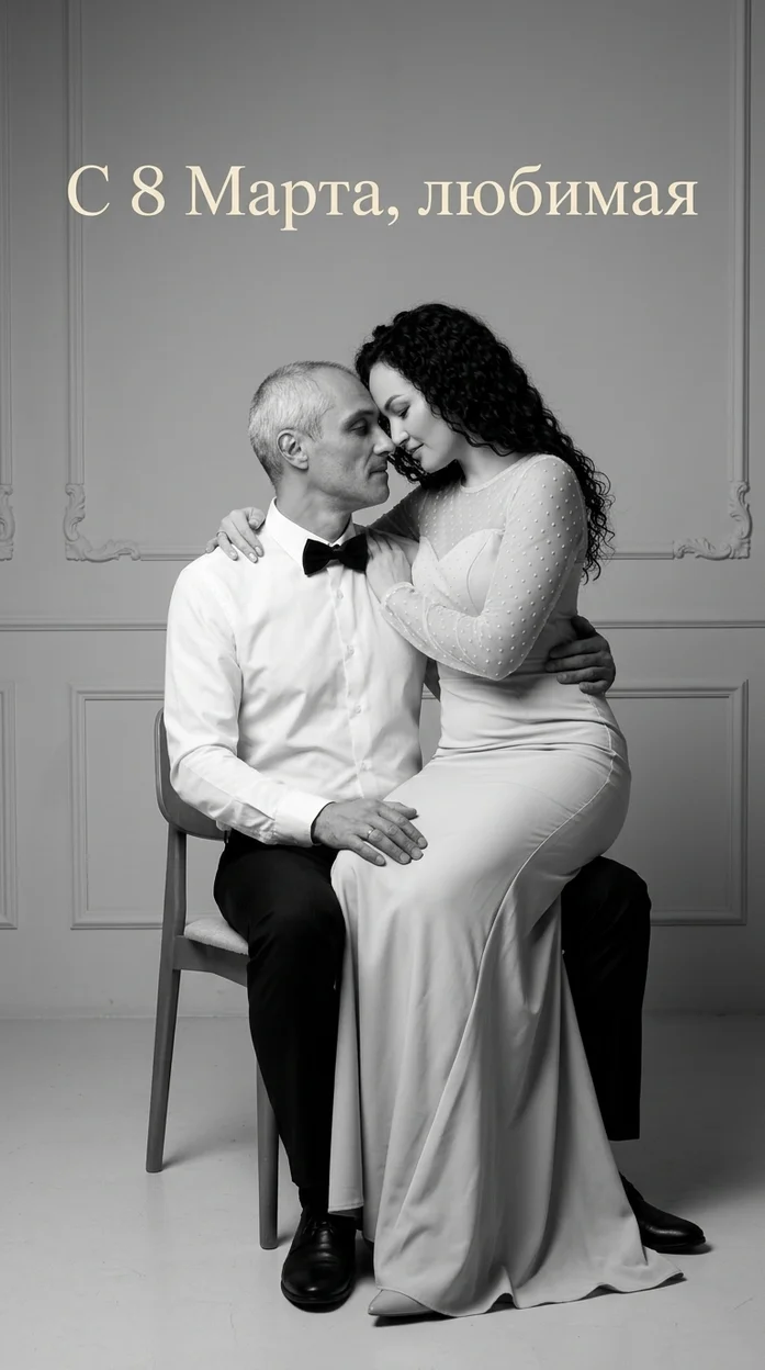 с 8 Марта, любимая чб фото 