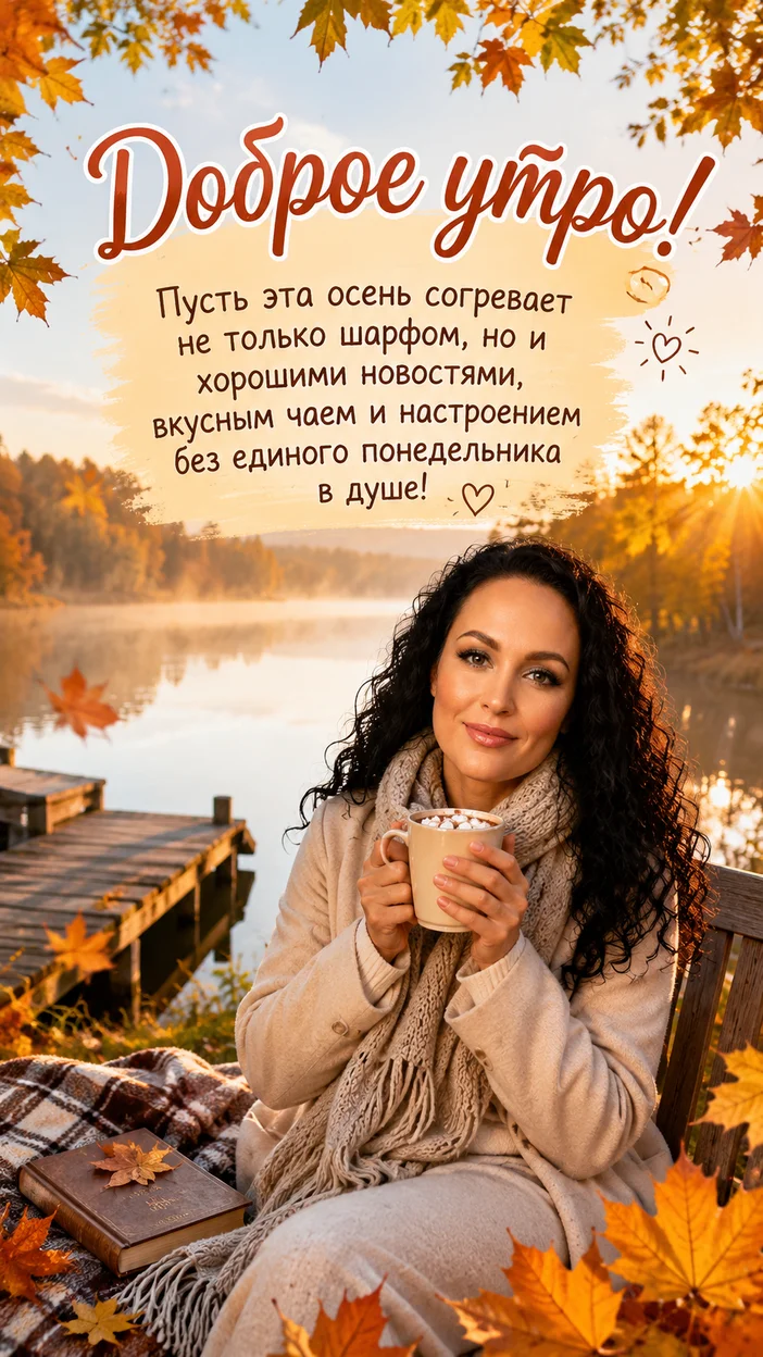 Фотосессия доброго утра у озера