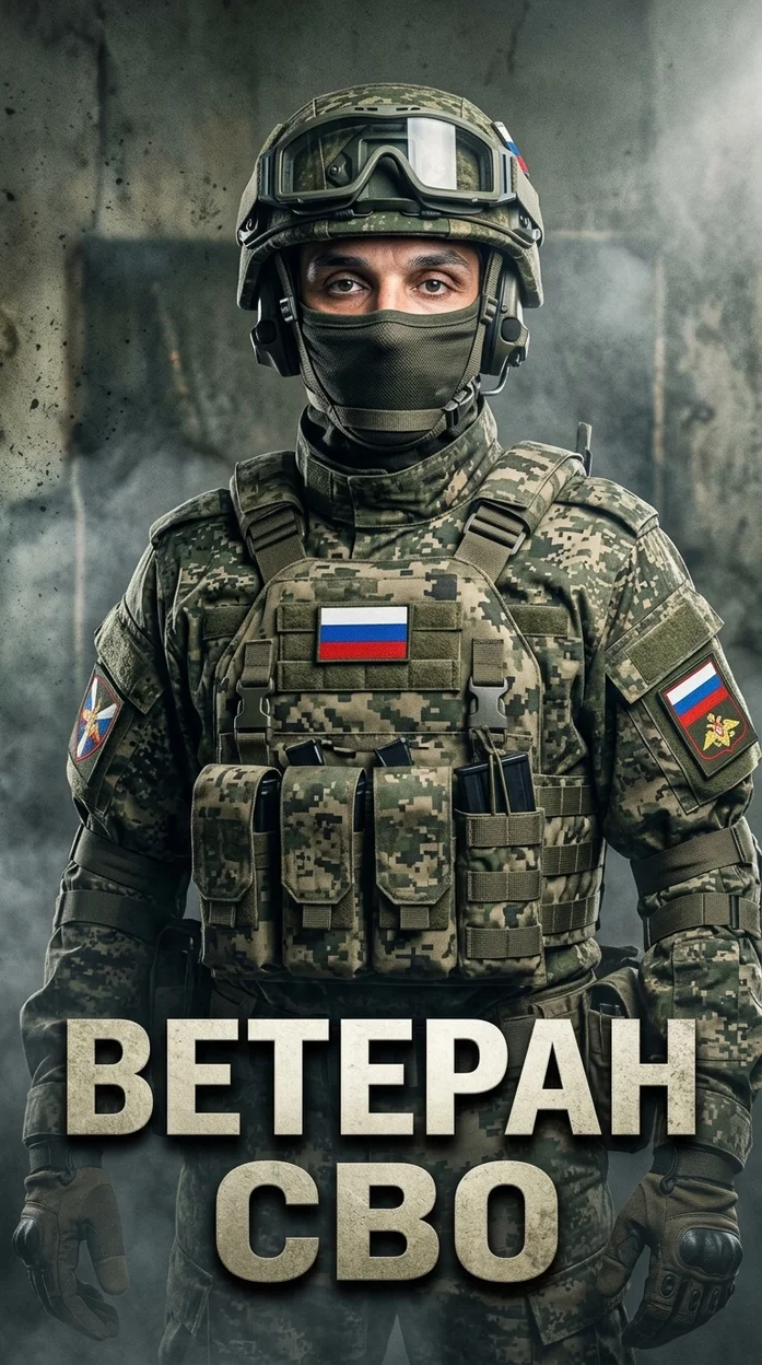 патриотический постер в стиле современного military tactical art