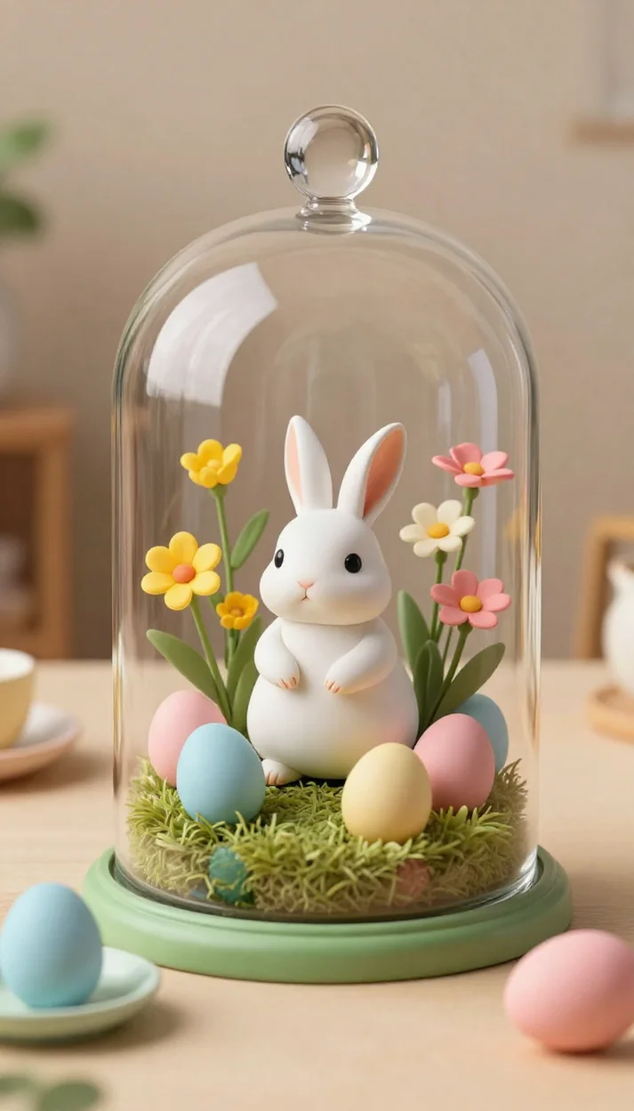 Кролик под стеклянным куполом